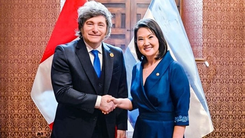 Javier Milei se reunió en Lima con Fujimori y sumó otra aliada en la región