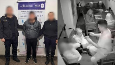 Detuvieron al enfermero de un geriátrico de Mar del Plata que golpeó a dos adultas mayores