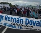 Federación de Sindicatos Municipales de la Provincia cortan la Autopista a La Plata por paritarias